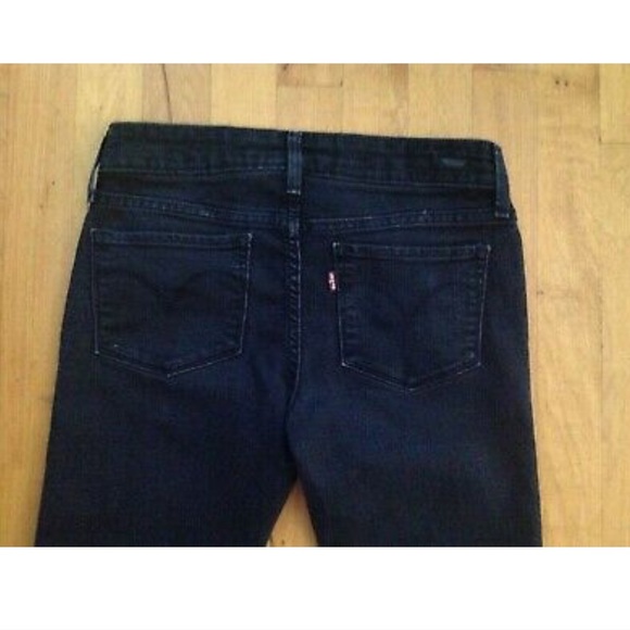 Levi's  Black Slight Curve Skinny Jeans Size 0/25 - Picture 9 of 10